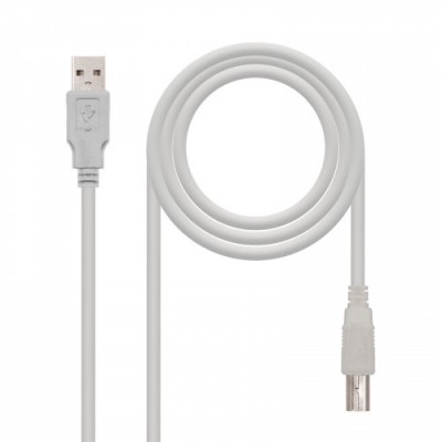 Nanocable CABLE USB 20 IMPRESORA TIPO A M B M BEIGE 30 M