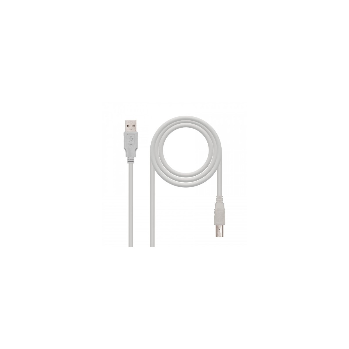 Nanocable CABLE USB 20 IMPRESORA TIPO A M B M BEIGE 30 M