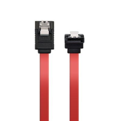 Nanocable CABLE SATA DATOS ACODADO CON ANCLAJES 05 M