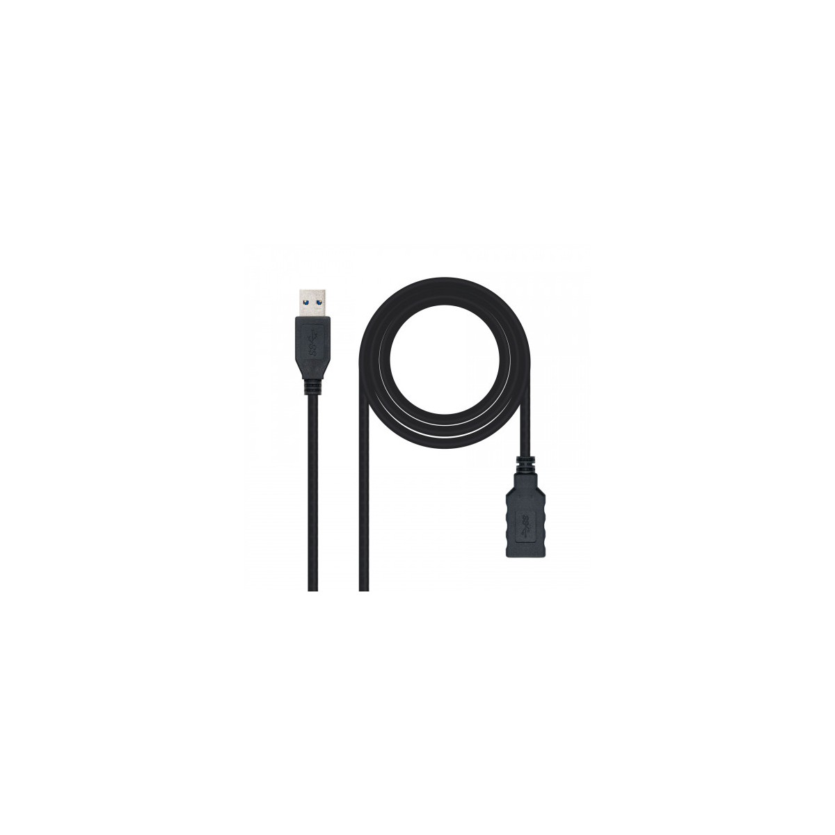 Nanocable CABLE USB 30 TIPO A M A H NEGRO 10 M