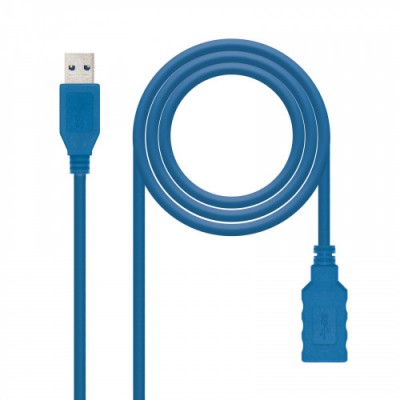 Nanocable CABLE USB 30 TIPO A M A H AZUL 20 M