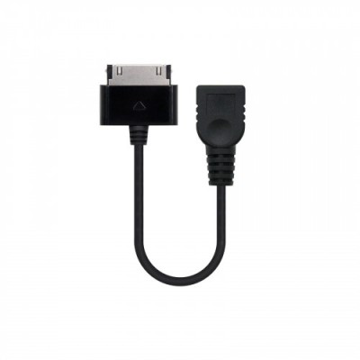 Nanocable 10104000 cable de telefono movil Negro USB A Samsung 30 pin 015 m