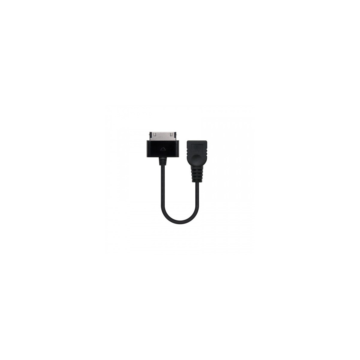 Nanocable 10104000 cable de telefono movil Negro USB A Samsung 30 pin 015 m
