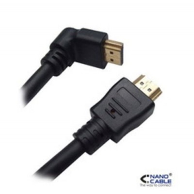 Nanocable CABLE HDMI ACODADO V14 ALTA VELOCIDAD HEC A M A M 18 M