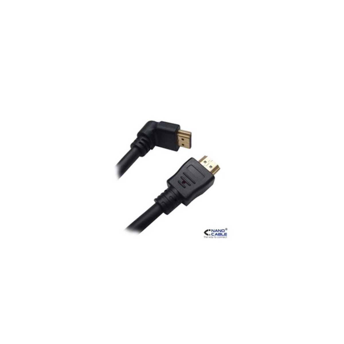 Nanocable CABLE HDMI ACODADO V14 ALTA VELOCIDAD HEC A M A M 18 M