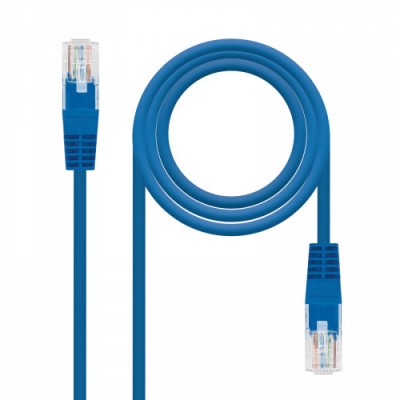 Nanocable CABLE RED LATIGUILLO RJ45 CAT5E UTP AWG24 AZUL 10 M