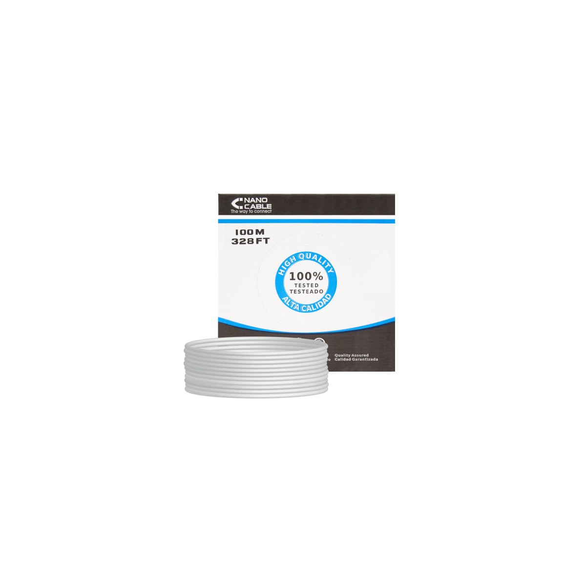 Nanocable CABLE RED RJ45 CAT5E UTP RIGIDO AWG24 100 M