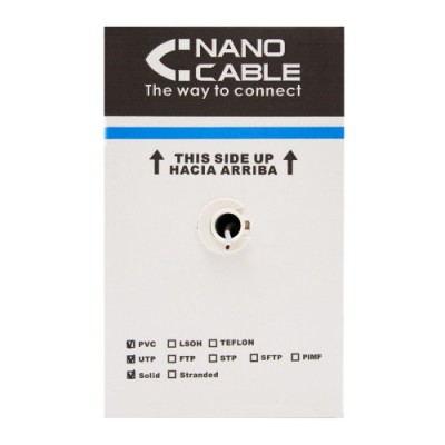 Nanocable CABLE RED RJ45 CAT5E UTP FLEXIBLE AWG24 305 M