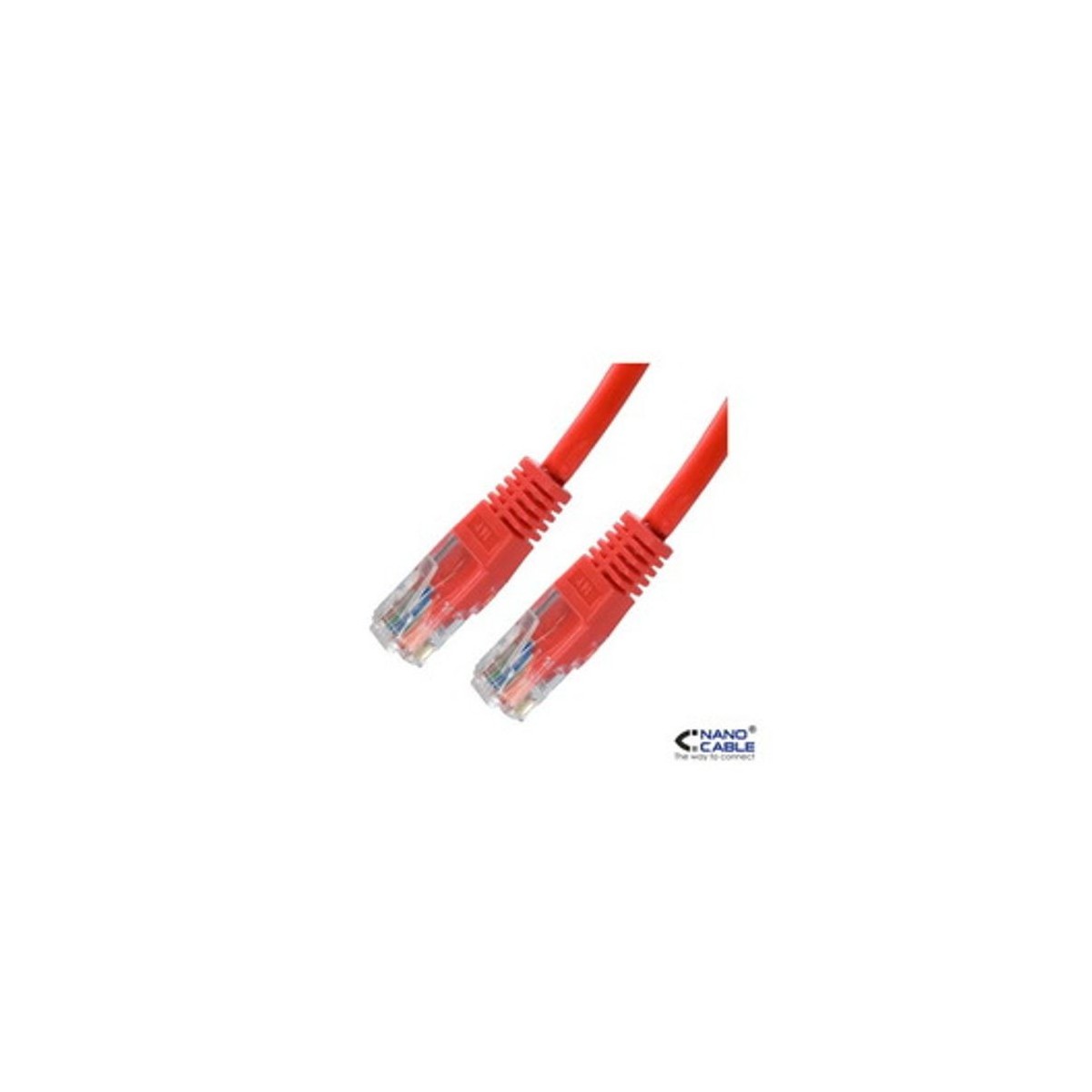 NANOCABLE CABLE RED LATIGUILLO RJ45 CAT6 UTP AWG24 ROJO 10 M 10200401 R