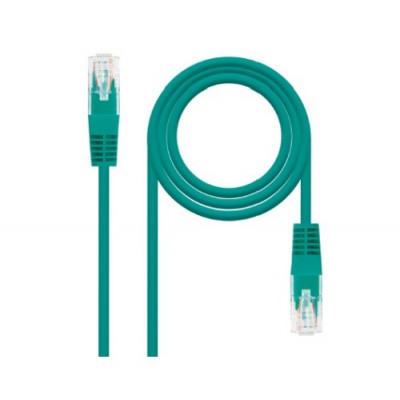 NANOCABLE CABLE RED LATIGUILLO RJ45 CAT6 UTP AWG24 VERDE 20 M 10200402 GR