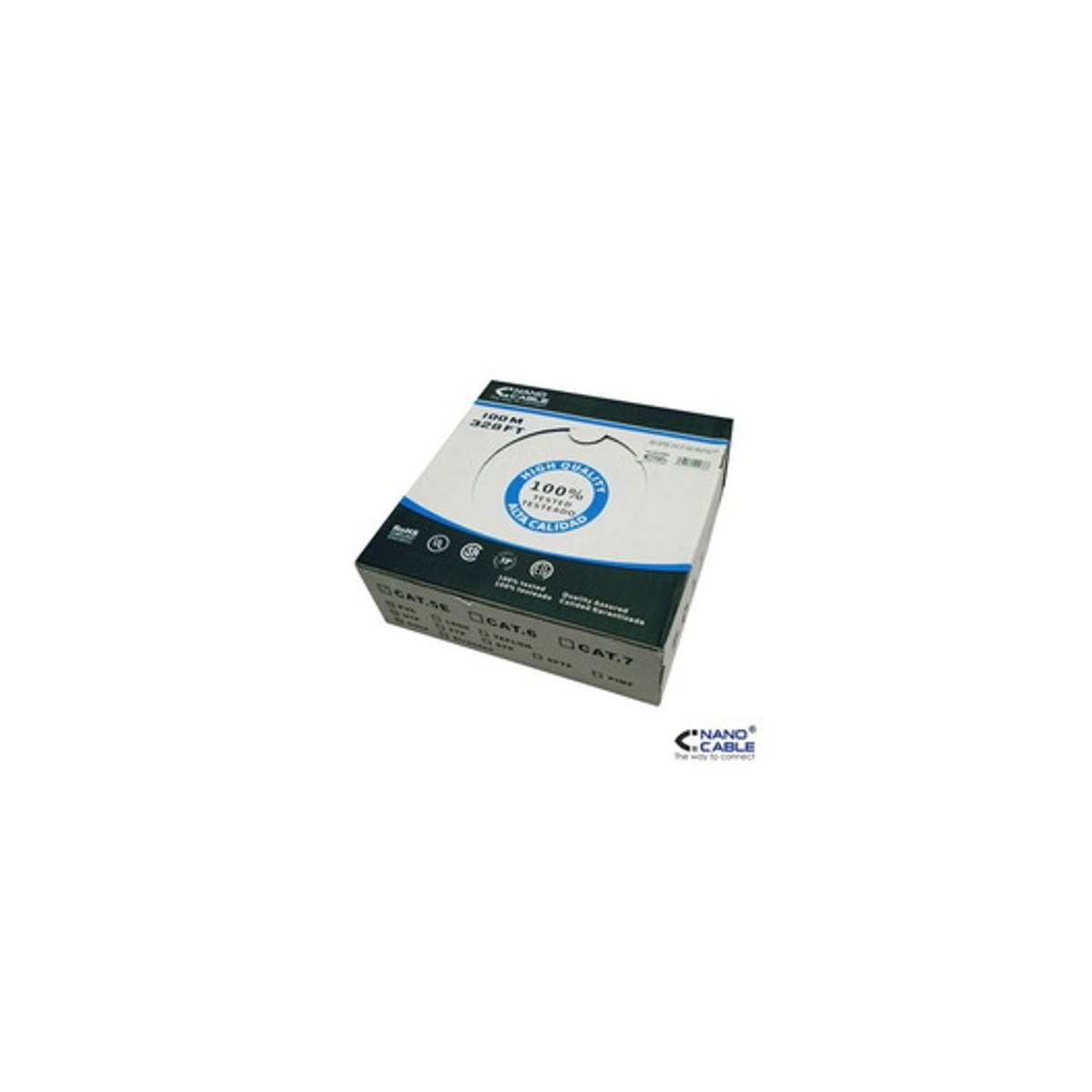 NANOCABLE CABLE RED RJ45 CAT5E FTP FLEXIBLE AWG24 100 M 10200702 FLEX