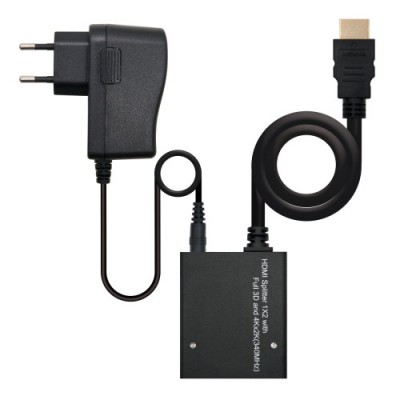 NANOCABLE HDMI DUPLICADOR V13 1X2 CON ALIM Y PIGTAIL 50 CM 10253502