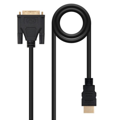 Nanocable HDMI DVI 3m DVI A Negro