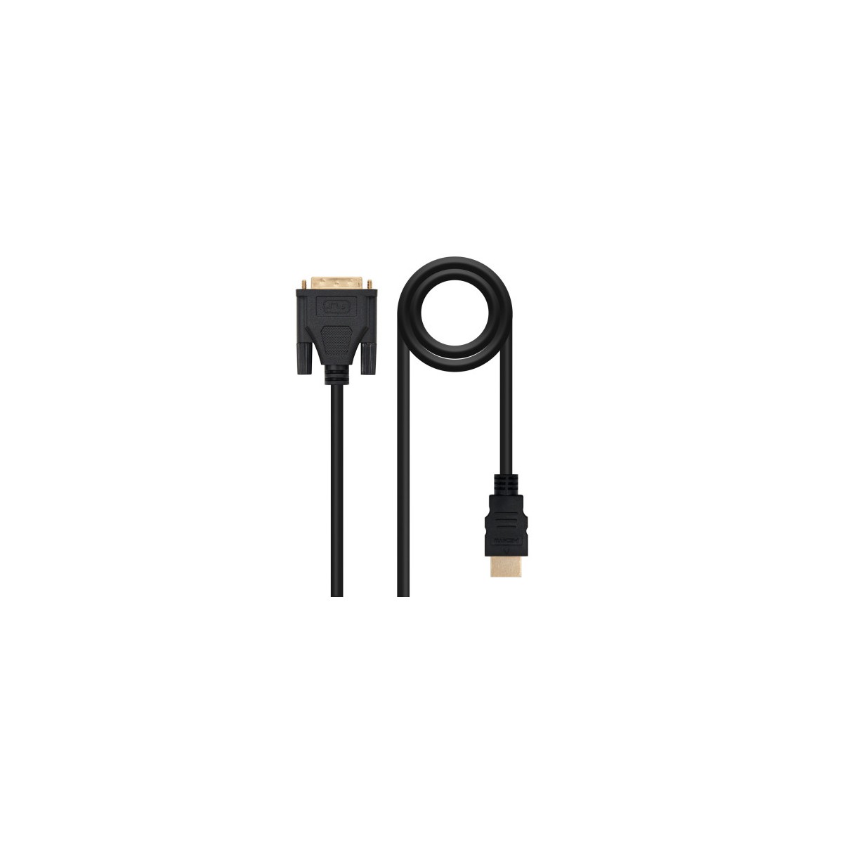 Nanocable HDMI DVI 3m DVI A Negro