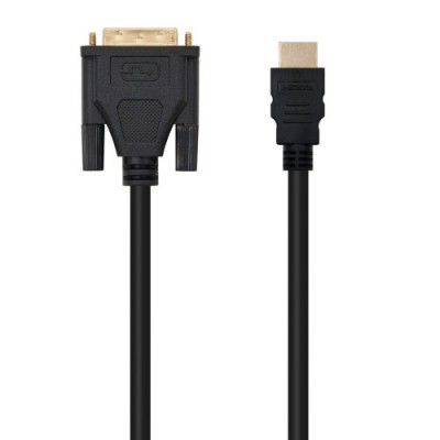 Nanocable HDMI DVI 3m DVI A Negro