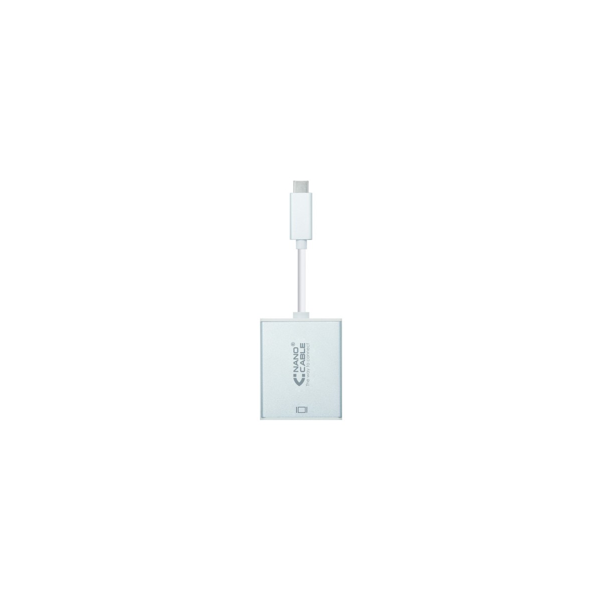 Nanocable CONVERSOR USB C A DISPLAYPORT ALUMINIO 15 CM