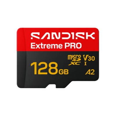 SANDISK EXTREME PRO MICROSD UHS I 128GB MICROSD 250MB SR 120MB SW