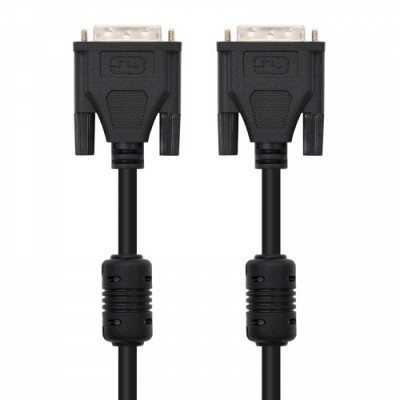Nanocable 10150602 cable DVI 18 m Negro