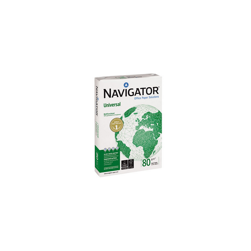 PAQUETE 500H PAPEL 80GR A3 NAVIGATOR CIE169 40003925