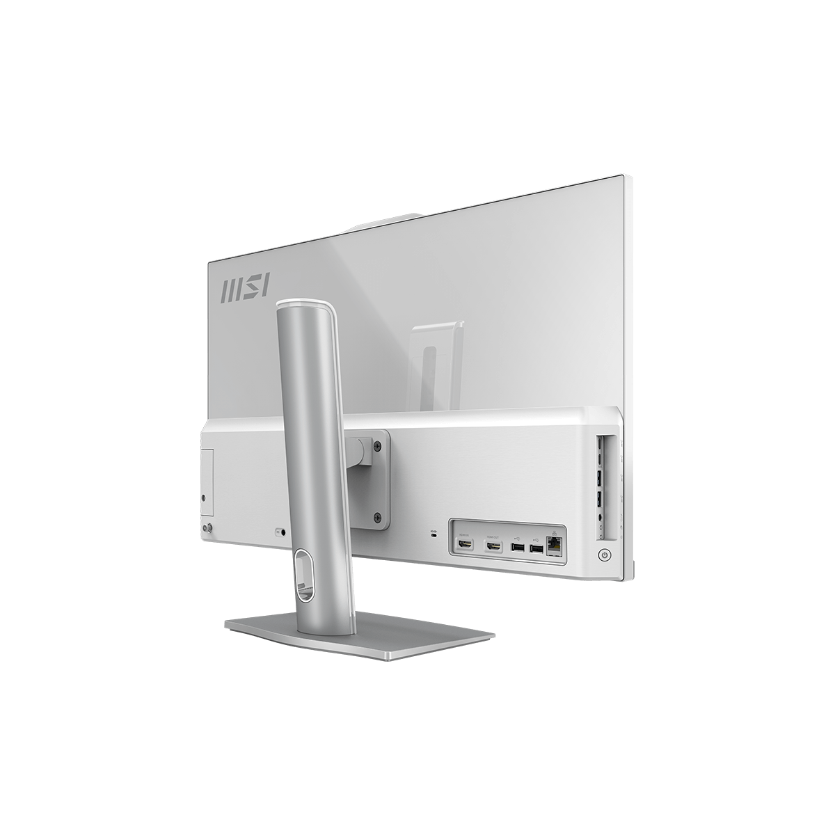 MSI AIO MODERN AM272P 1M 1423EU 27 IPS LED FHD INTEL  IRIS XE GRAPHICS SO DIMM DDR5 16GB 8GB2 512G M2 PCIE SSD W11 PROBLANCO