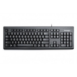 TECLADO CON CABLE 150 CM VALUKEYBOARD COLOR NEGRO KENSINGTON 1500109ES