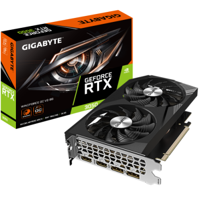 Gigabyte GeForce RTX 3050 WINDFORCE OC V2 8G NVIDIA 8 GB GDDR6