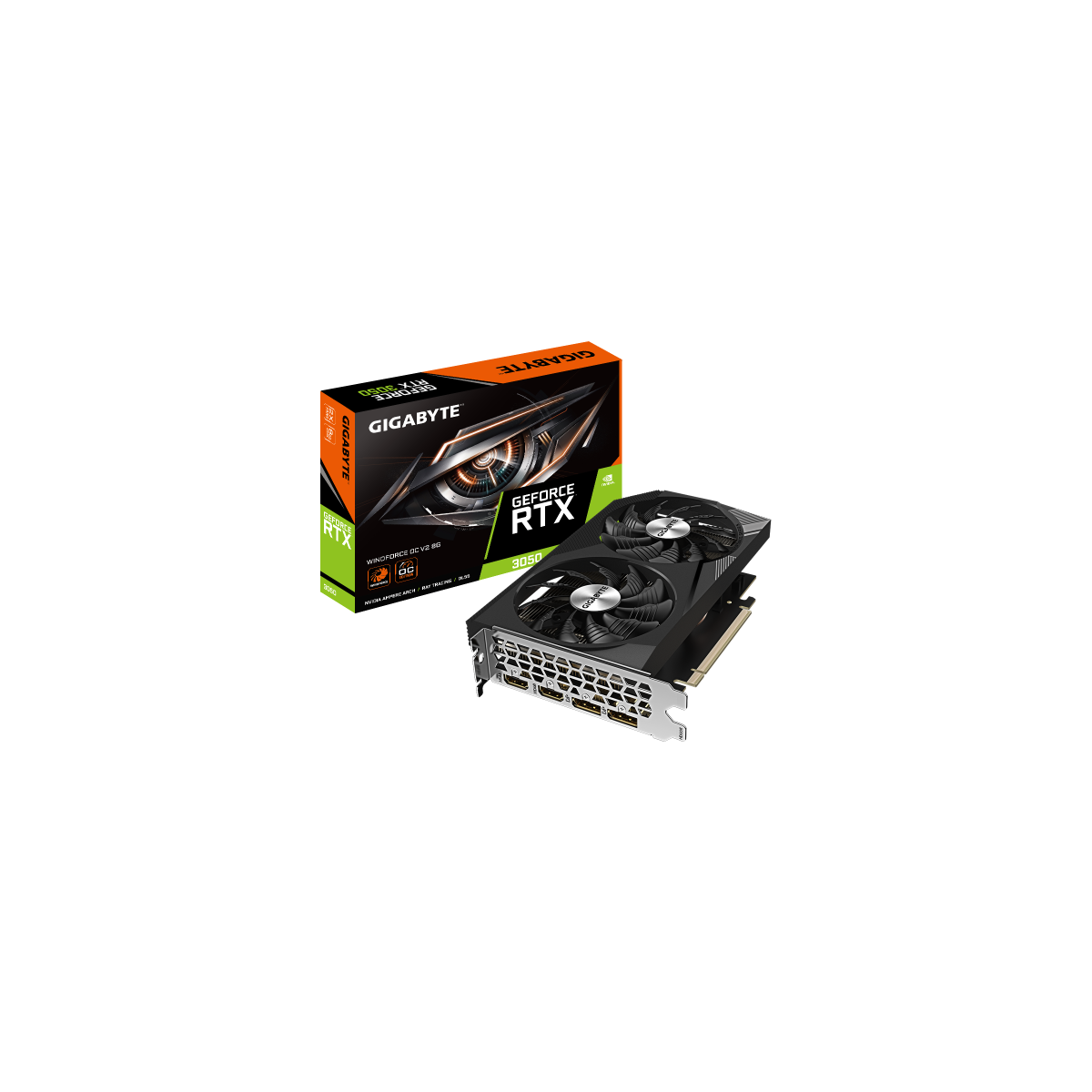 Gigabyte GeForce RTX 3050 WINDFORCE OC V2 8G NVIDIA 8 GB GDDR6