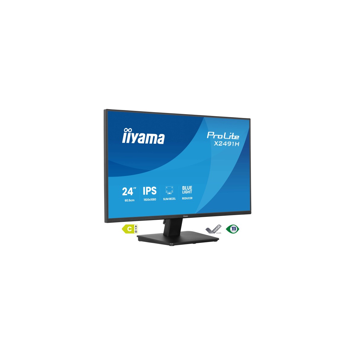 iiyama ProLite X2491H B1 pantalla para PC 605 cm 238 1920 x 1080 Pixeles Full HD Negro