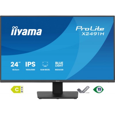iiyama ProLite X2491H B1 pantalla para PC 605 cm 238 1920 x 1080 Pixeles Full HD Negro