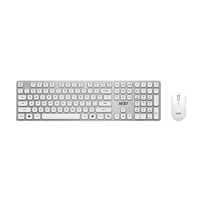 TECLADO RATON MSI FORGE K210 W COMBO WHITE ES