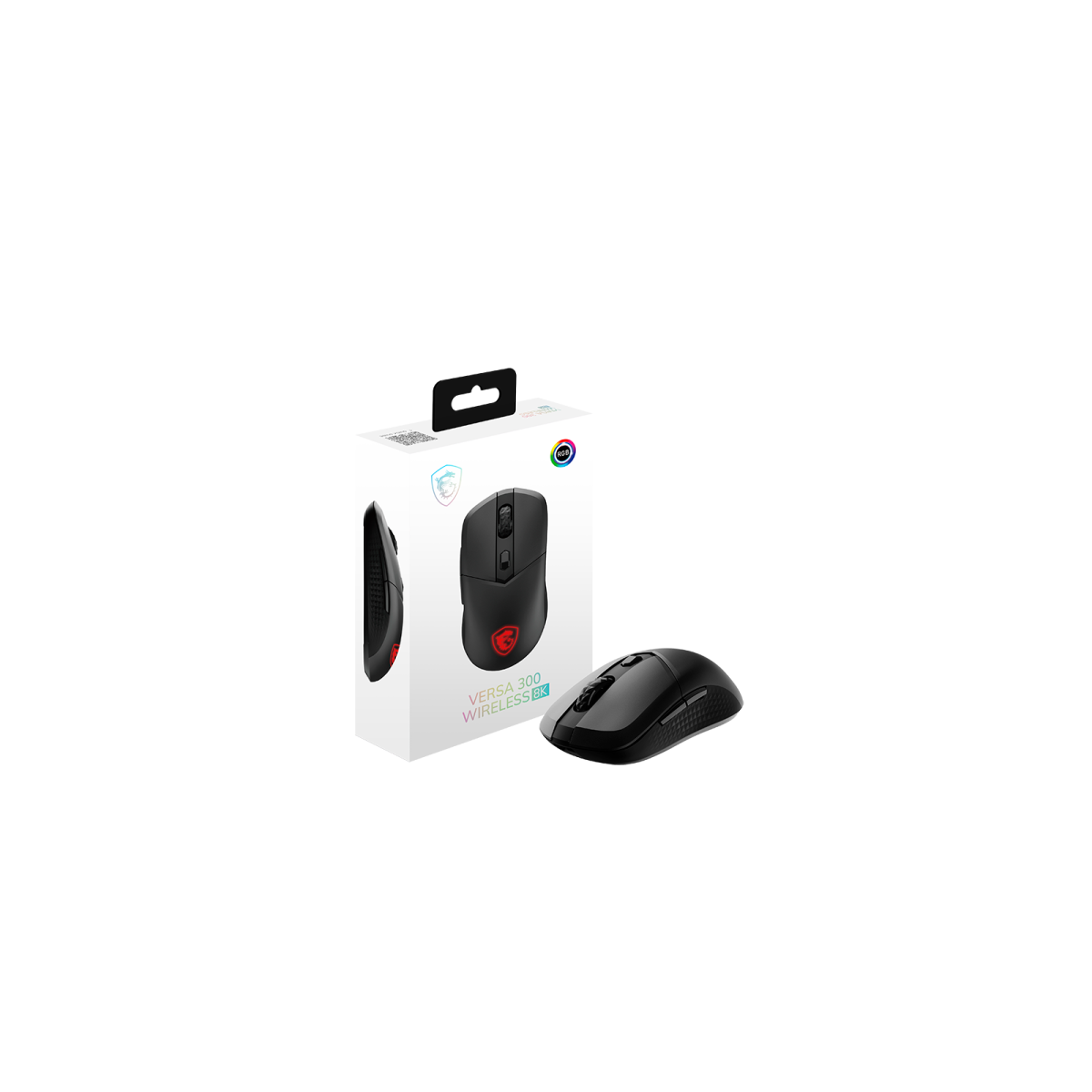 RATON MSI VERSA 300 WIRELESS 8K NEGRO