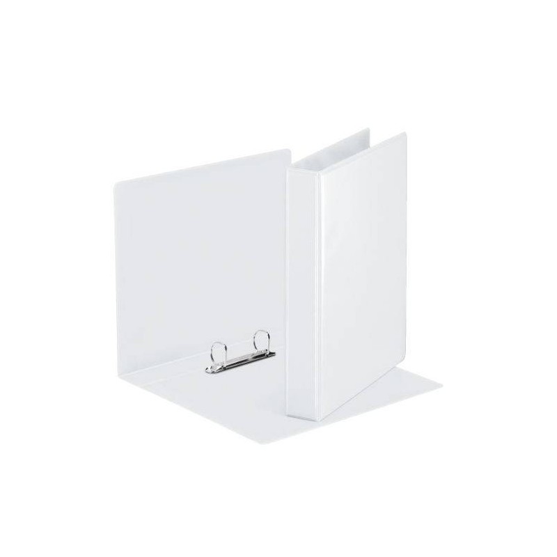 CARPETA PERSONALIZABLE PVC 2 BOLSILLOS ANILLAS 2 16 MM FORMATO A4 COLOR BLANCO ESSELTE 49720