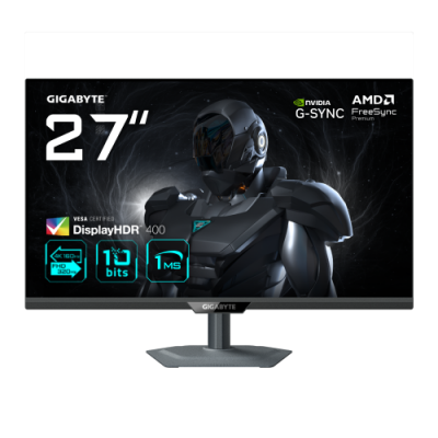 MONITOR GIGABYTE 27 G27Q20SS IPS2560X1440 QHD16 905MSIPS1000 1210HZ2HDMI1DP1USB201 TYPE CAJUSTABLENEGRO