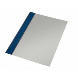 CAJA 50 DOSIERS FASTENER PVC FORMATO FOLIO COLOR AZUL MARINO ESSELTE 13216