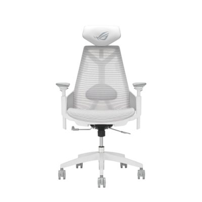 ASUS ROG Destrier Ergo Core White Silla para videojuegos de PC Asiento de malla Blanco