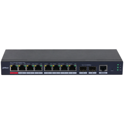 DH S4210 8GT 110 DAHUA SWITCH INDUSTRIAL L2 GESTIONABLE POE WATCHDOG 8 PUERTOS