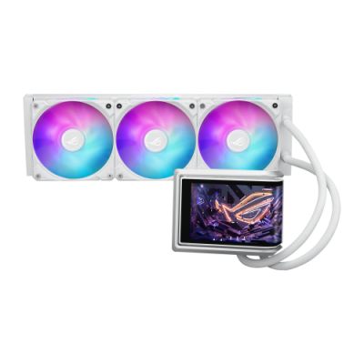 SISTEMA DE REFRIGERACION LIQUIDA ASUS PARA CPU ROG RYUO IV 360 ARGB WHITE EDITIONPANTALLA AMOLED