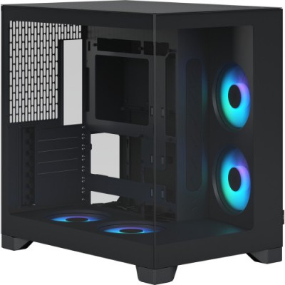 FRACTAL CAJA POP 2 VISION BLACK RGB FD C POV2A 02