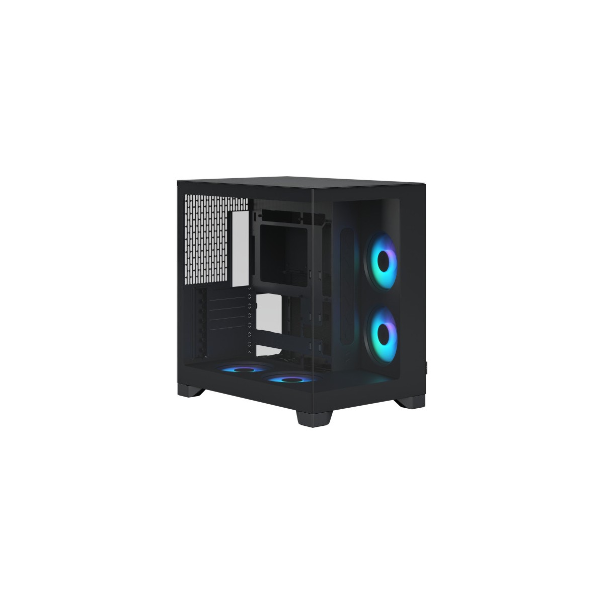 FRACTAL CAJA POP 2 VISION BLACK RGB FD C POV2A 02