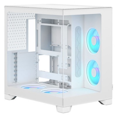 FRACTAL CAJA POP 2 VISION WHITE RGB FD C POV2A 03
