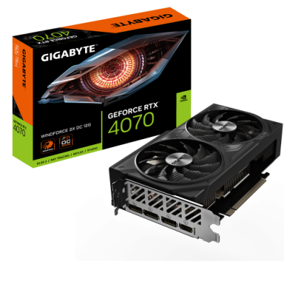 Gigabyte GeForce RTX 4070 WINDFORCE 2X OC 12G NVIDIA 12 GB GDDR6X