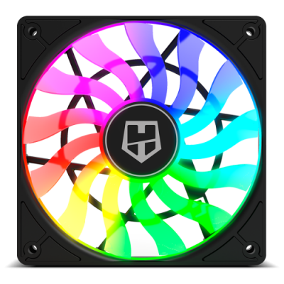 NOX Hummer SLIM FAN Carcasa del ordenador Ventilador 12 cm Translucido 1 piezas