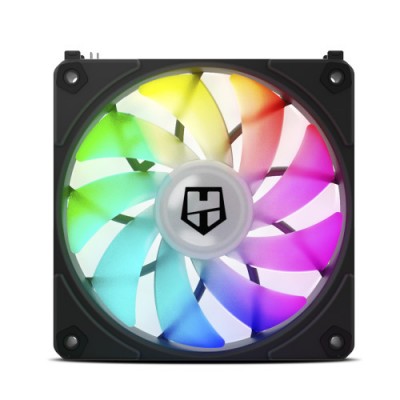 NOX Hummer NXHUMMERELINKBK sistema de refrigeracion para ordenador Carcasa del ordenador Ventilador 12 cm Negro 1 piezas