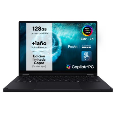 LT ECI PORTATIL ASUS PRO ART HN7306EAC LX084W 90NB17E1 M001B0 133 OLED AMD RYZEN AI MAX 128GB 2TB W11H BLACK