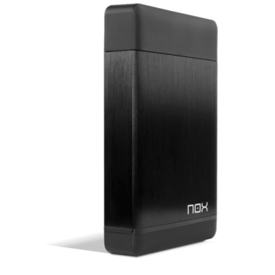 NOX Lite 35 Carcasa de disco duro SSD Negro 35