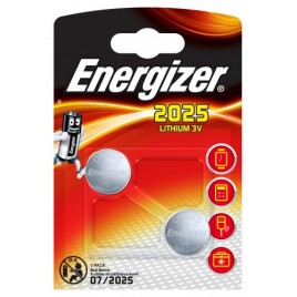 BLISTER 2 PILAS DE BOTON MODELO CR2025 ENERGIZER E301021501