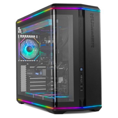 NOX Hummer Semitorre ATX cristal curvo ARGB Ngr