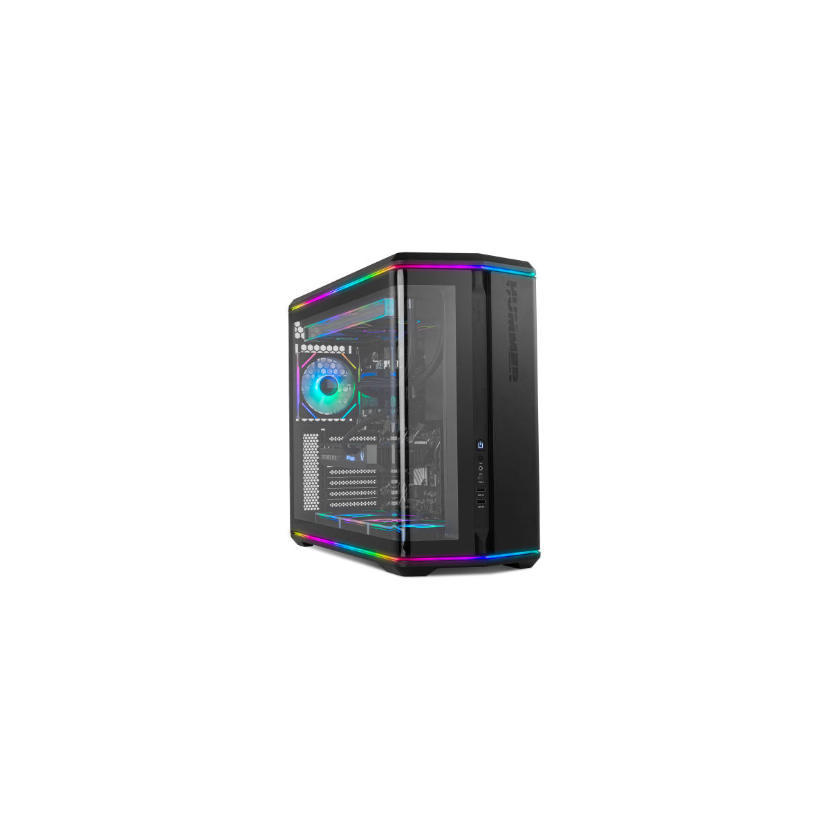 NOX Hummer Semitorre ATX cristal curvo ARGB Ngr