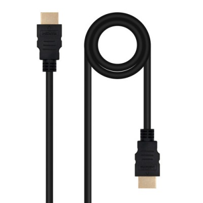 Nanocable Cable HDMI V20 4K60Hz 18Gbps A M A M 3 m Negro