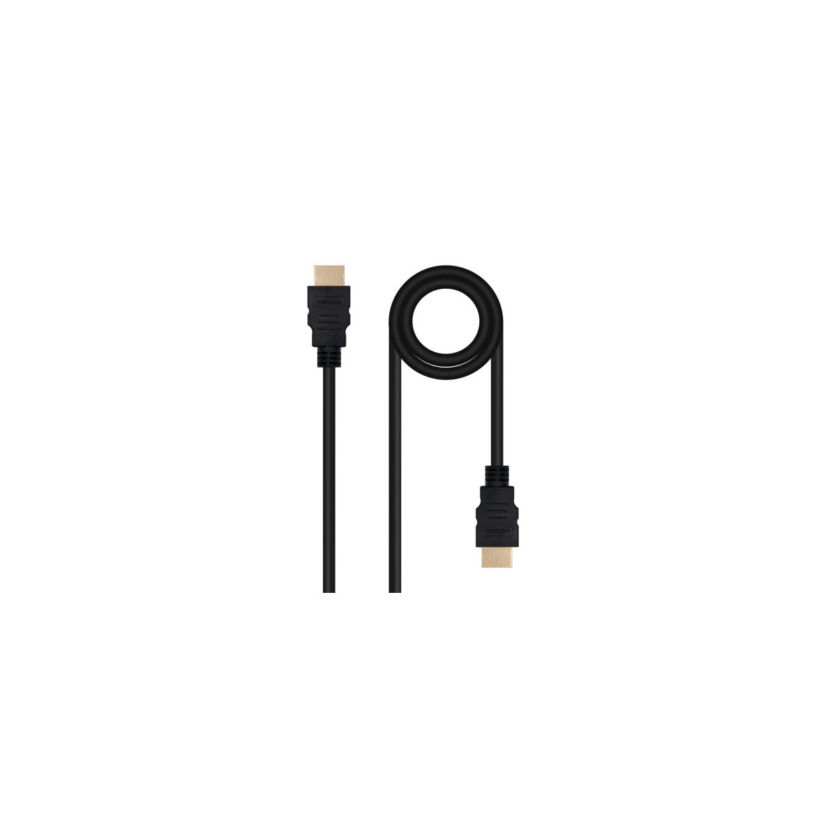 Nanocable Cable HDMI V20 4K60Hz 18Gbps A M A M 3 m Negro